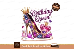 Jeweled high heel with crown and perfume bottles shoe Product Image 1