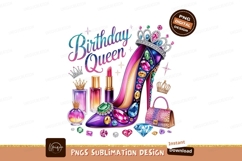 Glamorous birthday queen high heel with accessories Product Image 1