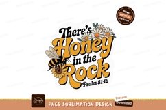Honey bee flowers text scripture Product Image 1