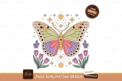Mystical butterfly celestial floral crystals image Product Image 1