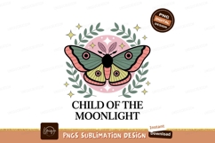 Moth Moon Botanical Stars celestial Product Image 1