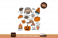 Autumn elements collection fall season Product Image 1