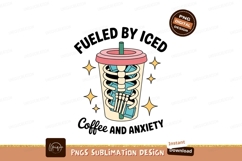 Skeleton coffee cup with blue ice image Product Image 1