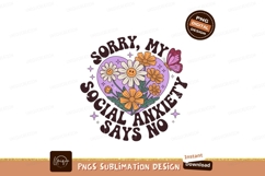 Heart flowers butterfly social anxiety image Product Image 1