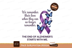 Purple ribbon butterflies remember love awareness memory Product Image 1