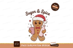 Gingerbread man festive drink milk Product Image 1