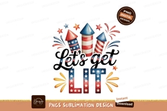 Festive Fireworks Celebration patriotic white Product Image 1