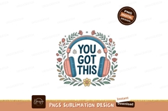 Headphones floral encouragement music audio Product Image 1