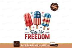 Patriotic Popsicles With Stars american stripes Product Image 1