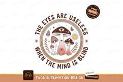 Mushroom eyes butterflies sun nature Product Image 1