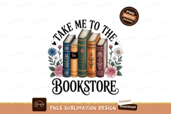 Stacked Books With Flowers And Text reading literature Product Image 1