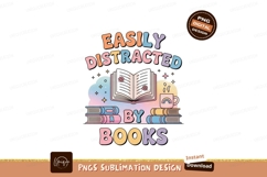 Easily distracted by books reading literature Product Image 1