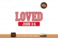 Loved John scripture bible verse Product Image 1