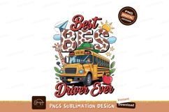 Best Driver Ever School Bus Giraffe Apple image Product Image 1