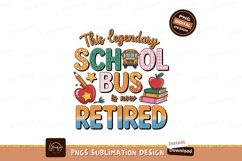 School Bus Retired Apple Pencil Books image Product Image 1