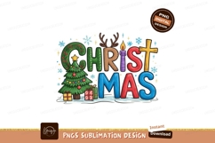Festive Christmas Tree Gifts And Snow image Product Image 1