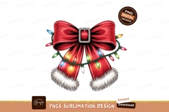 Festive Red Bow Christmas Bells With Lights image Product Image 1