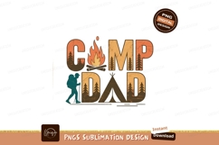 Camping Dad Fire Tent Hiker image Product Image 1