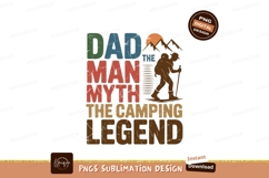 Dad the man myth the camping legend image Product Image 1
