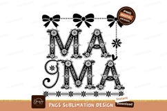 Floral Mama Design Sublimation Png Product Image 1
