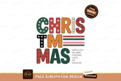 Festive Christmas Word Art holiday celebration Product Image 1
