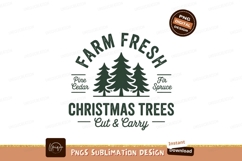 Farm Fresh Christmas Trees Cut Carry pine Product Image 1