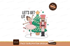Ballerina nutcracker christmas tree festive image Product Image 1