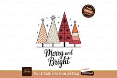 Retro Christmas Trees Festive Design holiday Product Image 1
