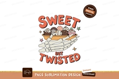 Skeleton hand holding sweet treats sweets candy Product Image 1