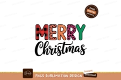 Merry Christmas Festive Typography holiday Product Image 1