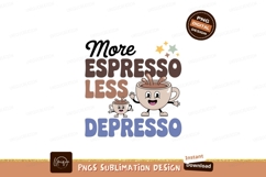 Espresso less depresso coffee cups beverage Product Image 1