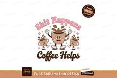 Happy coffee cups with splashing liquid image Product Image 1