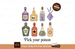 Magical potions and mystical brews bottle witch Product Image 1