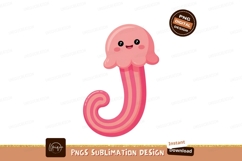 Pink Jellyfish Character cute cartoon Product Image 1