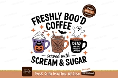 Halloween coffee drinks with spooky decorations ghost Product Image 1