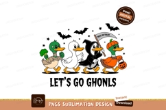 Halloween ducks trick or treat procession mummy Product Image 1
