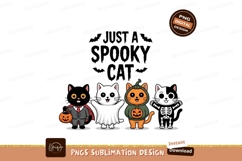 Halloween cats dressed up costume pumpkin Product Image 1