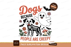 Dogs people are creepy flowers mushrooms Product Image 1