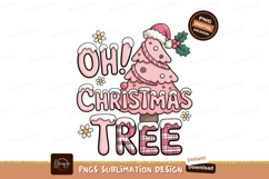 Pink Christmas Tree Festive Celebration image Product Image 1