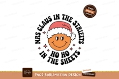 Orange smiley wearing santa hat christmas Product Image 1