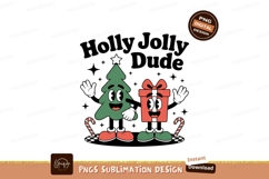Cartoon Christmas Tree Gift Candy Cane Friends image Product Image 1