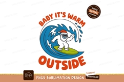 Bigfoot Surfing Warm Wave ocean water Product Image 1