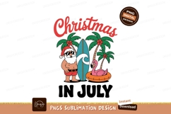 Tropical Santa Christmas Vacation beach Product Image 1