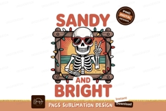 Skeleton beach vacation holiday lights image Product Image 1