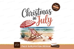 Beach chair umbrella ocean waves image Product Image 1