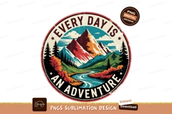 Scenic Mountain Landscape Every Day Adventure PNG Product Image 1