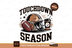 Football Touchdown Season Sublimation Png Product Image 1