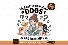 Girl surrounded by puppies dogs pets Product Image 1