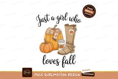 Pumpkin boot coffee scarf fall Product Image 1
