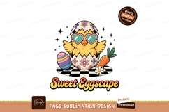 Chick hatching from egg wearing heart sunglasses image Product Image 1